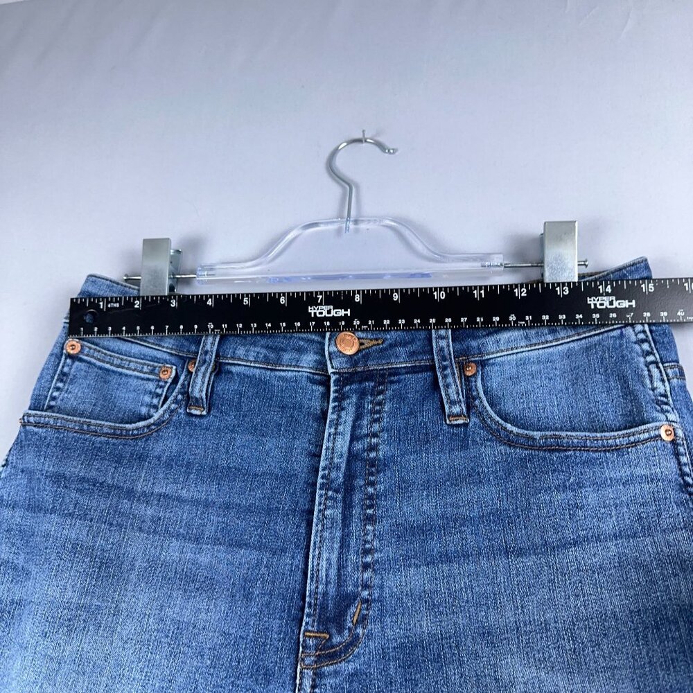 J Crew Vintage Slim Straight Leg Jeans Womens Size 31 High Rise Medium Wash Blue - Picture 7 of 12